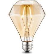 Edison Vintage LED filament lichtbron Diamond - Amber - D95 9.5/9.5/13...