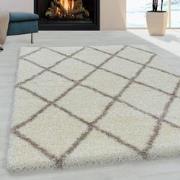 Tapijtenloods Harmony Soft Shaggy Hoogpolig Vloerkleed Creme- 140x200 ...