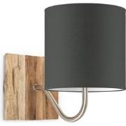 Moderne wandlamp Bling - antraciet - wandlamp Drift inclusief lampenka...