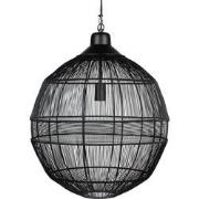 WOOOD Exclusive Enes Hanglamp - Metaal - Zwart - 33x14x14