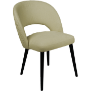 PTMD Abierto Cream Nanci Fabric Dining Chair