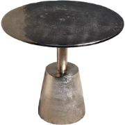 Benoa Gary Black Nickel Sidetable 61 cm