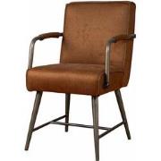 Tower living Belmonte armchair - fabric cherokee 8 cognac