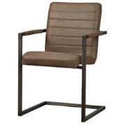 Tower living Rocca armchair - Bull brown