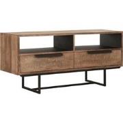 DTP Home TV stand Odeon No.1, 2 drawers, 2 open racks,58x125x40 cm, re...