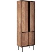 DTP Home Cupboard Metropole high, 4 doors,210x70x40 cm, recycled teakw...