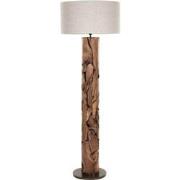 MUST Living Floorlamp Tempo,200xØ35 cm, linen natural shade