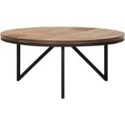 DTP Home Coffee table Odeon round large,35xØ80 cm, recycled teakwood