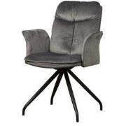 Tower living Rota swivel armchair - Lush 812-229 Grey