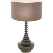 Anne Lighting tafellamp Bois - zwart - hout - 40 cm - E27 fitting - 37...