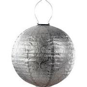 LUMIZ Solar Lampion Tigres Rond - 40 cm - Zilver