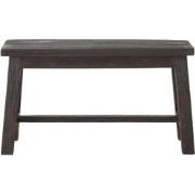 MUST Living Bench Trinity Brown,45x80x32 cm, brown recycled teakwood w...