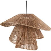 Beliani BEDAS - Hanglamp-Natuurlijk-Jute