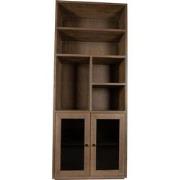 PTMD Oak Cabinet Open Armarium 2-drs Glay