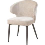 PTMD Ares Beige Dining Chair Aphrodite 3 Clay Leg