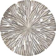 PTMD Bonte Cream MDF Wall Panel Wavy Carved Round S