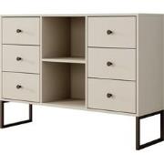 Meubella Dressoir Lyndall - Beige - 115 cm