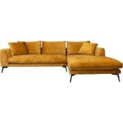 Tower living nottingham 2,5-al + chaise r - adore 015 yellow orange