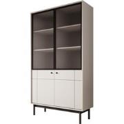 Meubella Vitrinekast Jules 1 - Beige - 104 cm