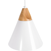 Beliani ALBANO - Hanglamp-Wit-Aluminium