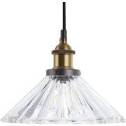 Beliani COLORADO - Hanglamp-Transparant-Glas