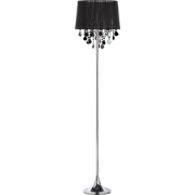 Beliani EVANS - Staande lamp-Zwart-IJzer