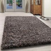 Tapijtenloods Rainbow Soft Shaggy Hoogpolig Vloerkleed Taupe- 140x200 ...