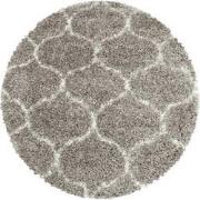 Tapijtenloods Opera Soft Shaggy Rond Hoogpolig Vloerkleed Beige- 160 C...