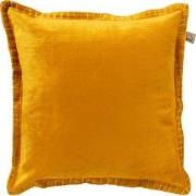 Dutch Decor REBEL - Kussenhoes velvet 45x45 cm Golden Glow - geel - Du...