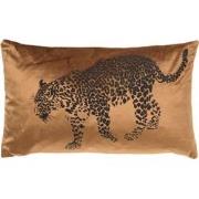 Dutch Decor SULA - Sierkussen met dierenprint 30x50 cm Tobacco Brown -...