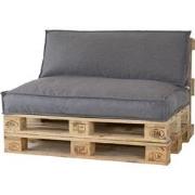 2L Home & Garden Rugkussen Metro Lounge Grijs - 120 x 40cm