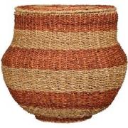 Mica Decorations Tacoma Opbergmand met Deksel - H48 x Ø55 cm - Jute - ...