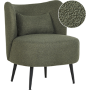 Beliani OTSBY - Fauteuil-Groen-Bouclé