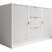 Meubella Dressoir Tavares - Wit - 118 cm