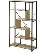 Boekenkast met legplanken 6 niveaus H160 cm