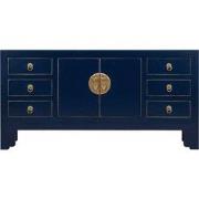 Fine Asianliving Chinese TV Kast Midnight Blauw - Orientique Collectie