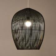 Fine Asianliving Bamboe Hanglamp Zwart Handgemaakt - Fletcher