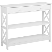 Beliani MONTGOMERY - Consoletafel-Wit-MDF