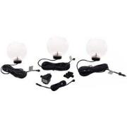 Multibright Float drijvende lichtbol LED transparante bollen set a 3