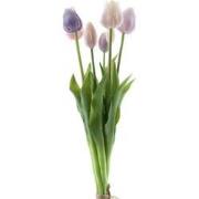 Bosje kunst tulpen Sally x7 nw purple/laven combo 47 cm