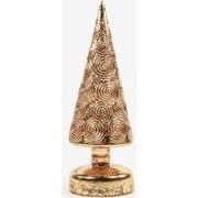 Tree Glass Antique Gold 9X27Cm /10Led Classic Warm / Me