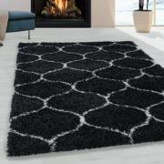 Tapijtenloods Opera Soft Shaggy Hoogpolig Vloerkleed Antraciet- 140x20...