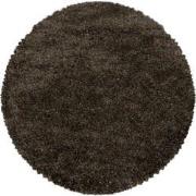 Tapijtenloods Pearl Soft Rond Hoogpolig Vloerkleed Bruin- 120 CM ROND