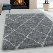 Tapijtenloods Harmony Soft Shaggy Hoogpolig Vloerkleed Grijs- 80x250 C...