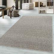 Tapijtenloods Effen Vloerkleed Laagpolig Beige- 280x370 CM