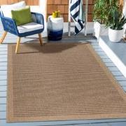 Natur Vloerkleed Bali Buitenkleed Sisal Laagpolig Indoor en Outdoor Be...