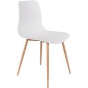 Housecraft Living Leon Eetkamerstoelen Wit - Set van 2