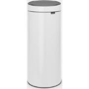 Touch Bin New afvalemmer, 30 liter, kunststof binnenemmer - White