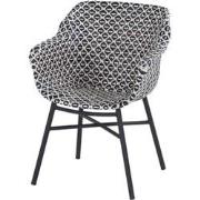 Delphine dining chair black frame