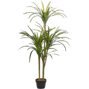 Beliani DRACAENA ANITA - Kunstplant-Groen-Synthetisch materiaal